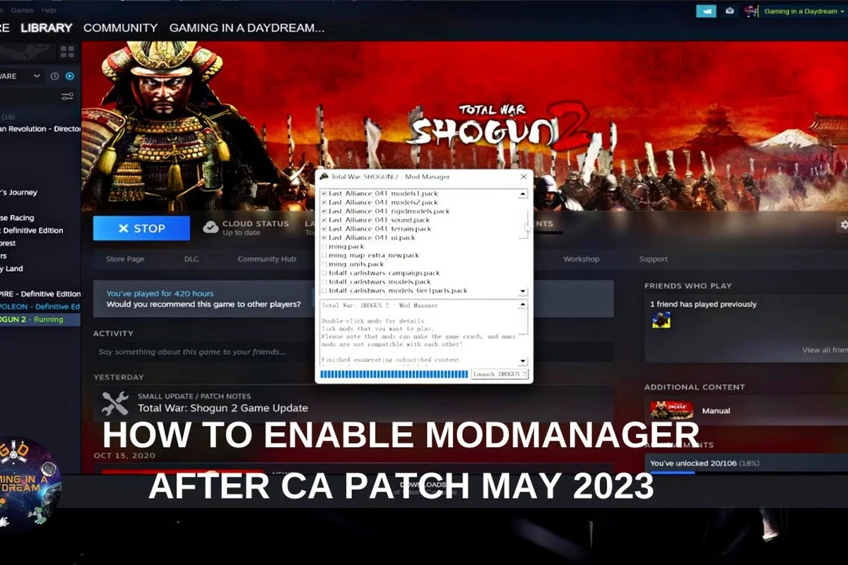 Total War: SHOGUN 2 Mod Load Order & Compatibility Fix Guide